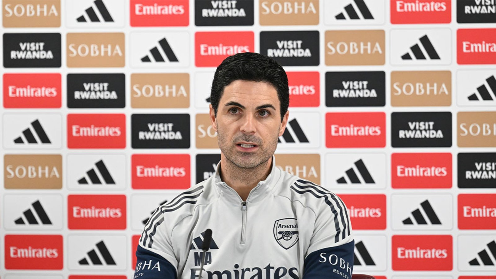 Mikel Arteta și-a prezentat vineri premonitoriu raportul de dinaintea meciului din sferturile FA Cup, într-o conferință de presă susținută la Centrul de Antrenament Sobha Realty