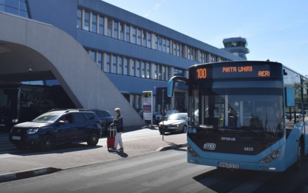 Autobuzele 100 și 442, OPRESC din 20 martie la Aeroportul Henri Coandă, plecări
