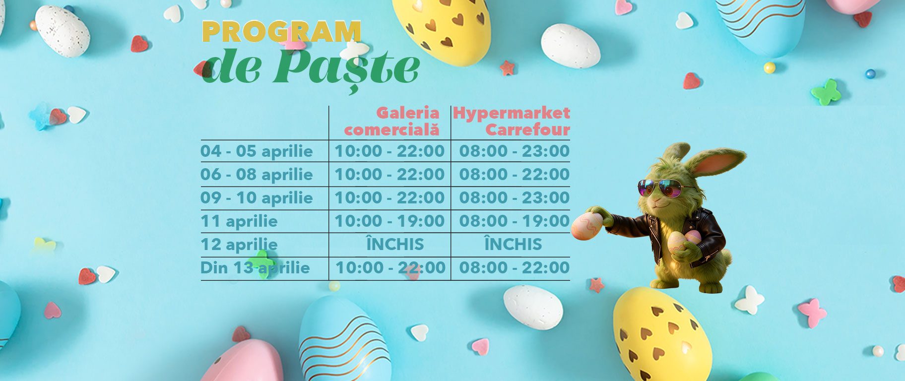 Brăila Mall a demarat pregătirile pentru Paște cu o serie de evenimente și campanii atractive, create special pentru vizitatorii săi