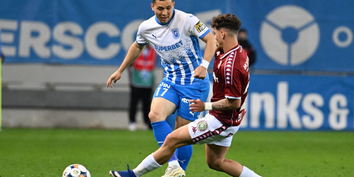 Craiova învinge Rapid și respiră: Oltenii, la egal cu U Cluj, dau speranțe