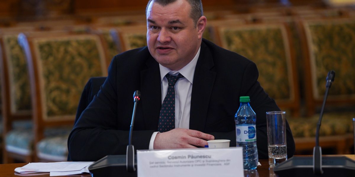 Păunescu (ASF): Piața financiară, „absolut competitivă”. Finanțarea = încredere