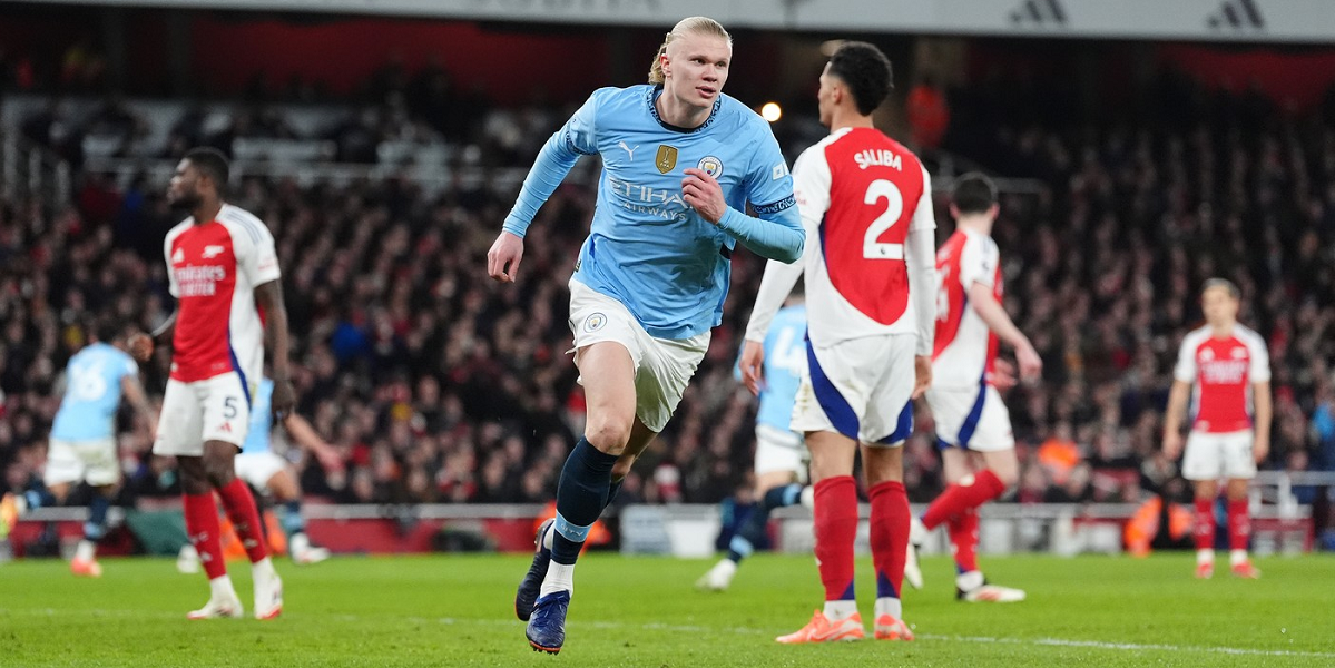 Haaland, „înfometat” înaintea duelului CITY-Arsenal pentru titlu