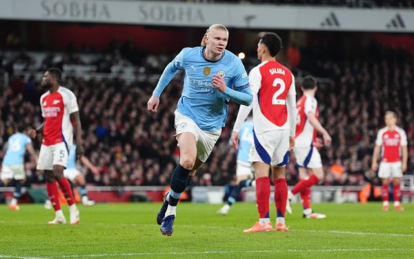 Haaland, „înfometat” înaintea duelului CITY-Arsenal pentru titlu