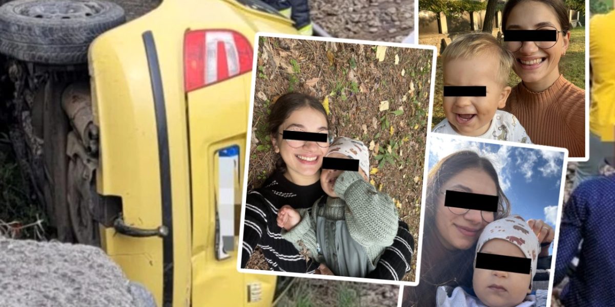 Primele imagini cu Ana-Maria, tânăra-mamă decedată într-un accident crunt
