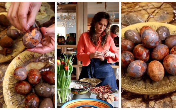 Anna Lesko, secretul ouălor de Paște: Mozaic de culori, fără chimicale