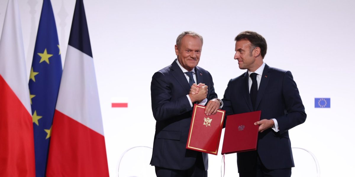 Macron și Tusk, la Gdansk: Alianță pentru descurajarea nucleară și Europa