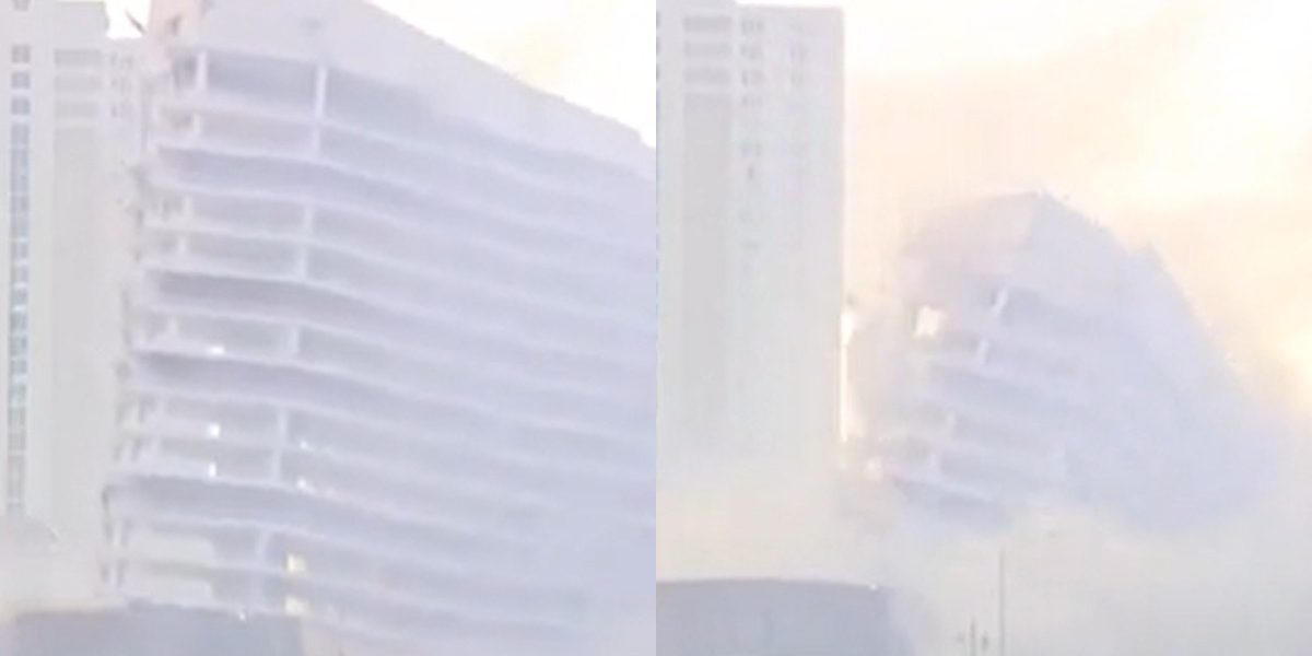 Clădire-gigant din Miami, redusă la moloz în 20 de secunde