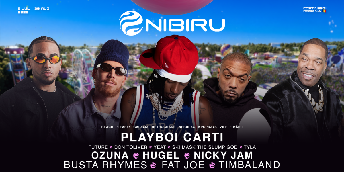 NIBIRU dă startul: 2 festivaluri, 80+ artiști și premii de 615.000 euro pe 16 aprilie