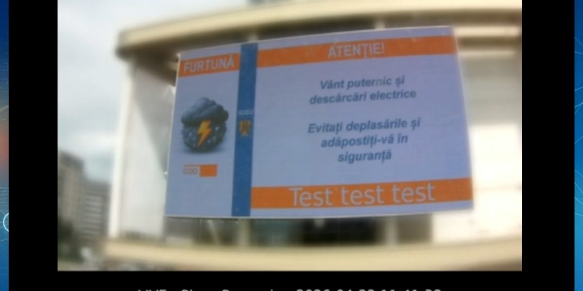 Alertă: București și alte 17 orașe, cu panouri digitale de avertizare, în timp record