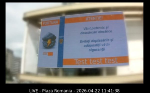 Alertă: București și alte 17 orașe, cu panouri digitale de avertizare, în timp record