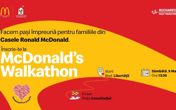 McDonald’s aduce o cursă caritabilă de 1 km la București Half Marathon