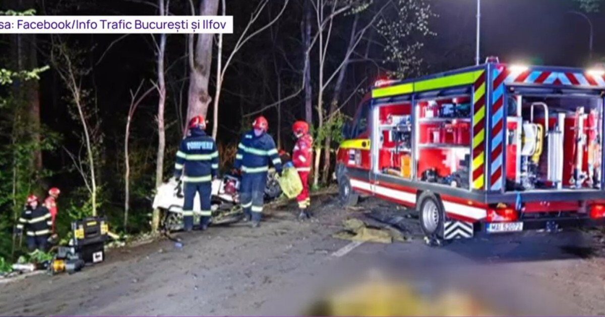 Ciolpani: Filmul tragediei cu doi tineri morți. Imagini șocante de la fața locului