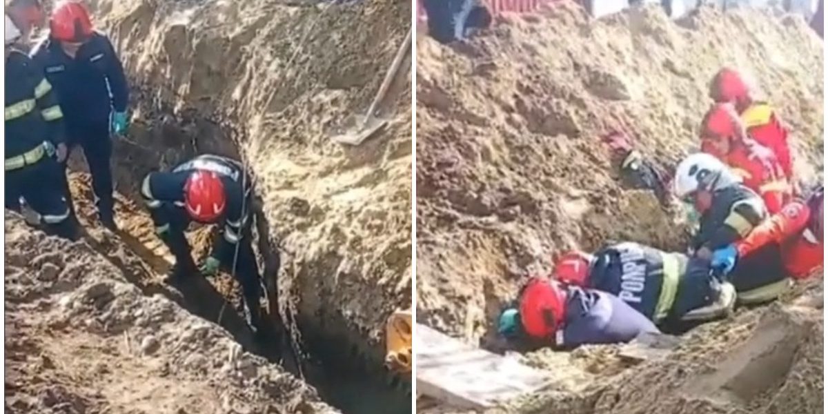 Galați: Un muncitor a murit îngropat de un mal de pământ, în timp ce lucra la canalizare