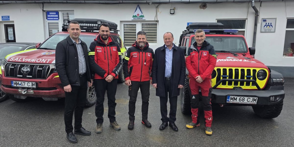 Nouă bază SALVAMONT Maramureș la Vișeu de Sus: Intervenții mai rapide
