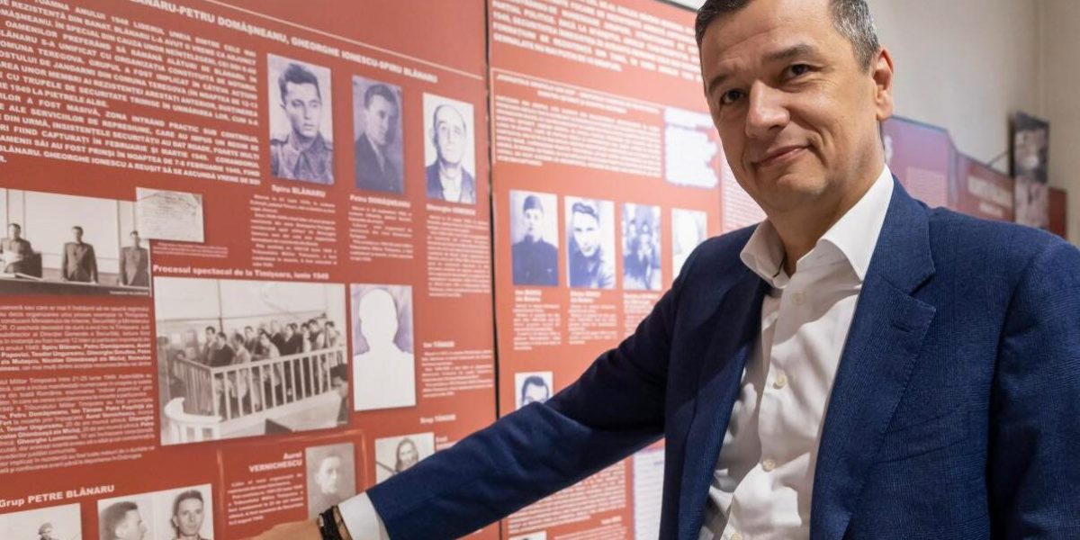 Grindeanu la Sighet: Omagiu adus bunicului luptător anticomunist din Munții Banatului