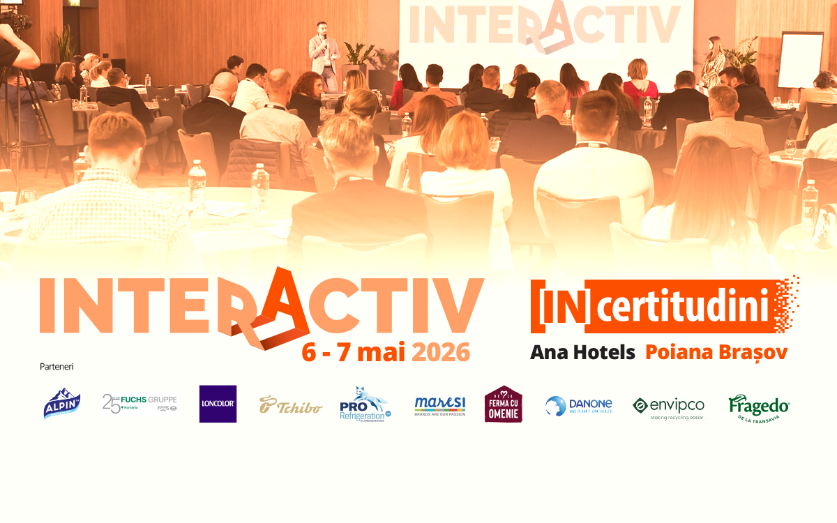 INTERACTIV revine în Poiana Brașov pentru ediția cu numărul 21 Evenimentul INTERACTIV, dedicat comunităților locale de retaileri și producători, va avea loc în perioada 6-7 mai la complexul ANA Hotels din Poiana Brașov