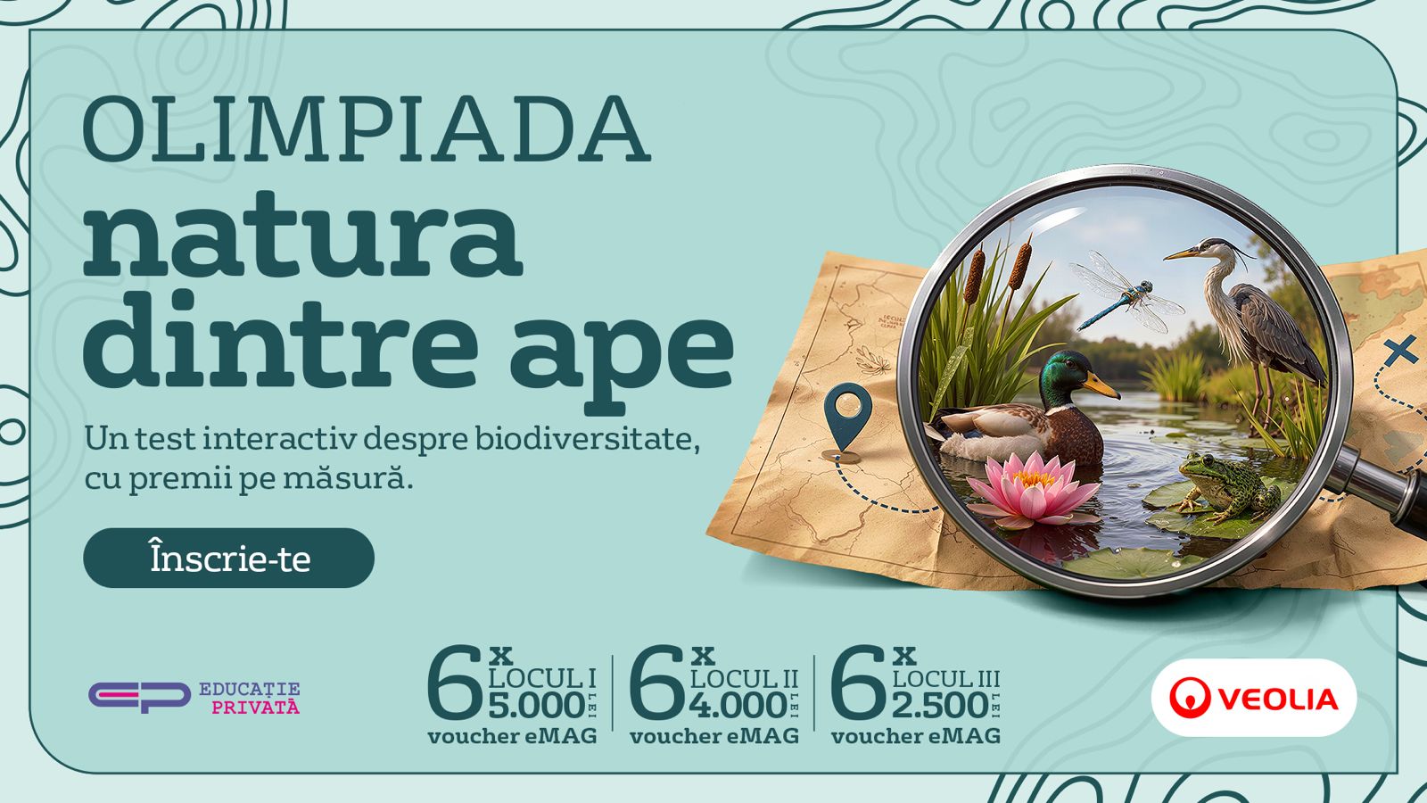 Veolia România capitalizează Olimpiada națională de biodiversitate „Natura dintre ape”