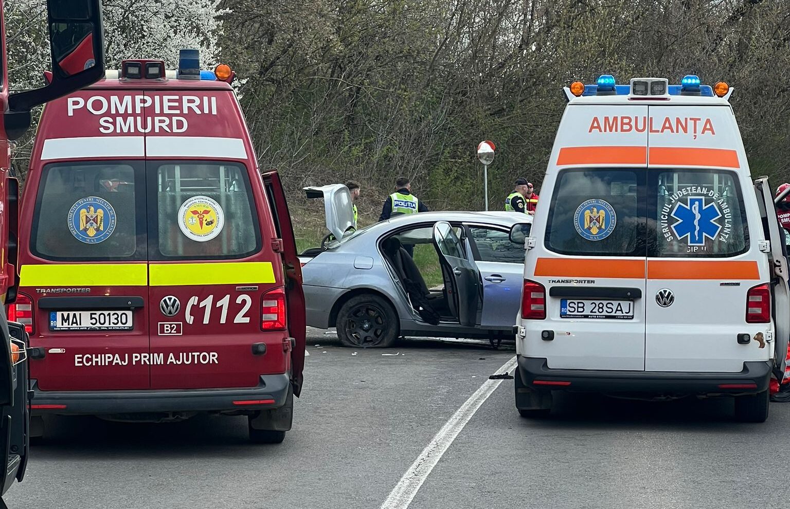 Patru morți, inclusiv un copil. Elicopter SMURD la fața locului
