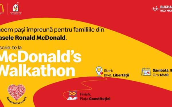 McDonald’s mobilizează Bucureștiul: Cursă caritabilă pentru familiile copiilor spitalizați