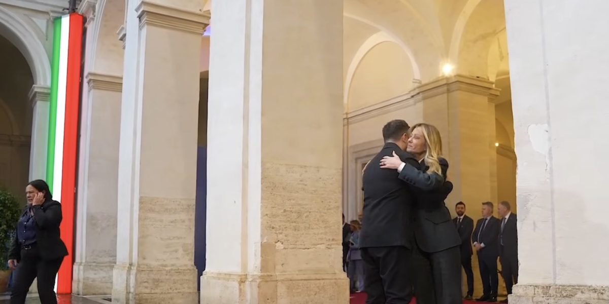 Zelenski, la întâlnire cu Meloni: Italia a ales Ucraina de la început!