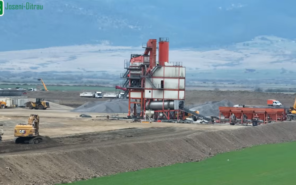 A8: Imagini din șantierul celui mai nou constructor român de autostrăzi