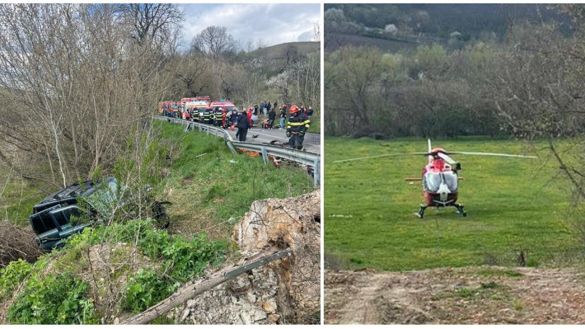 Accident grav la Mediaș: Șapte victime și planul roșu activat. Elicopter SMURD solicitat