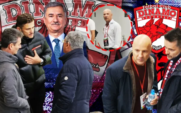 Imagini EXCLUSIV cu milionarul misterios de la Dinamo – U Cluj, cota-i crește!