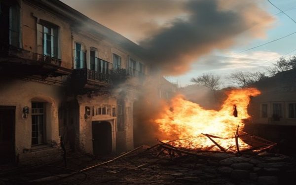 Incendiu devastator la Viișoara, Mureș: Un bărbat găsit carbonizat după ce o lumânare a aprins casa