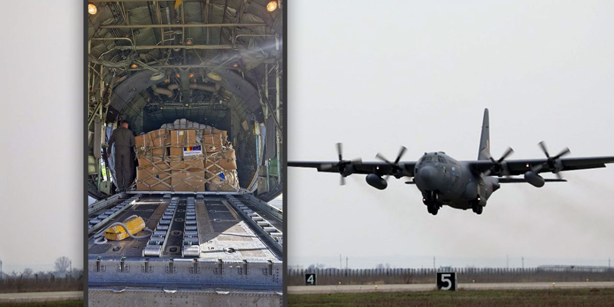 Alimente șI echipamente în valoare de 15 tone, ajung pentru civili