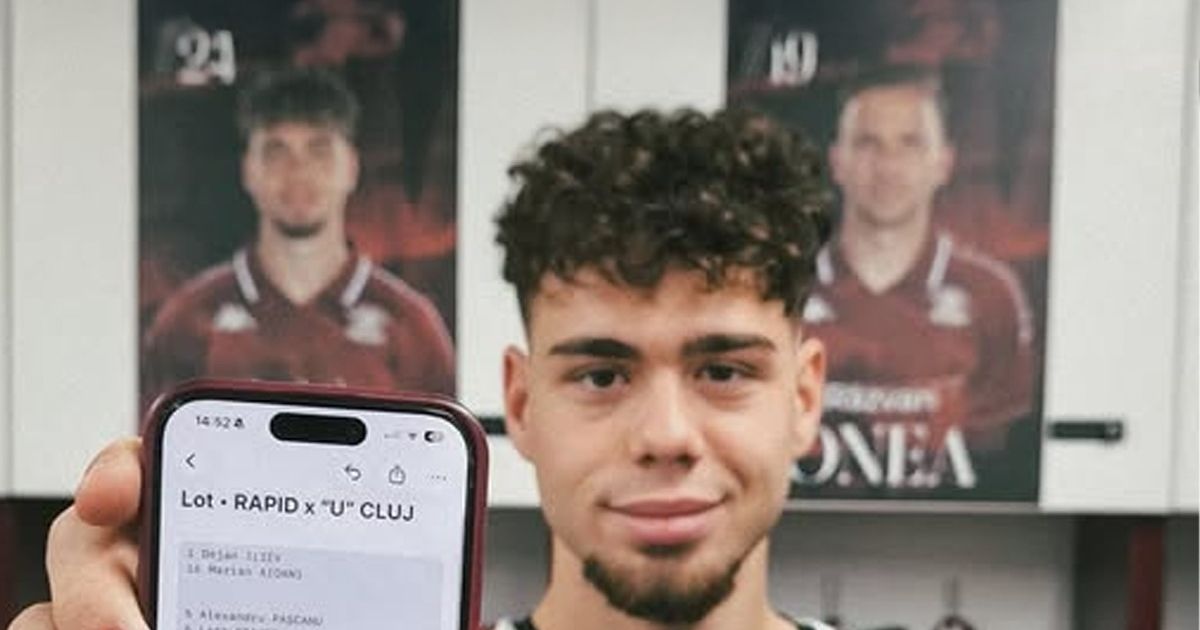 Rapid București a anunțat lotul pentru meciul cu Universitatea Cluj într-un mod inedit, oferind fanilor o privire surprinzătoare asupra componenței echipei