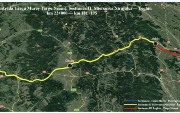 A8, pas uriaș: Licitație lansată pentru tronsonul Miercurea Nirajului-Sărățen