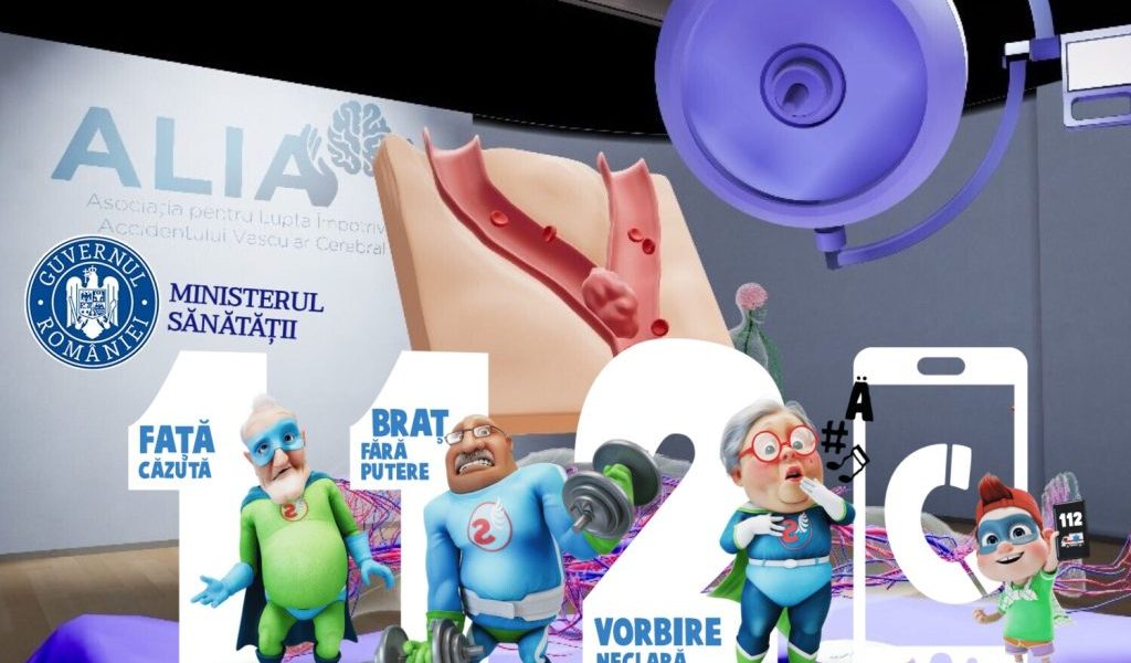 Ministerul Sănătății și ALIA, campanie de conștientizare AVC cu „Eroii FAST”