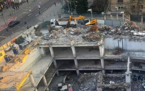 Imagini EXCLUSIVE de pe șantierul AFI Central Tower din Calea Victoriei