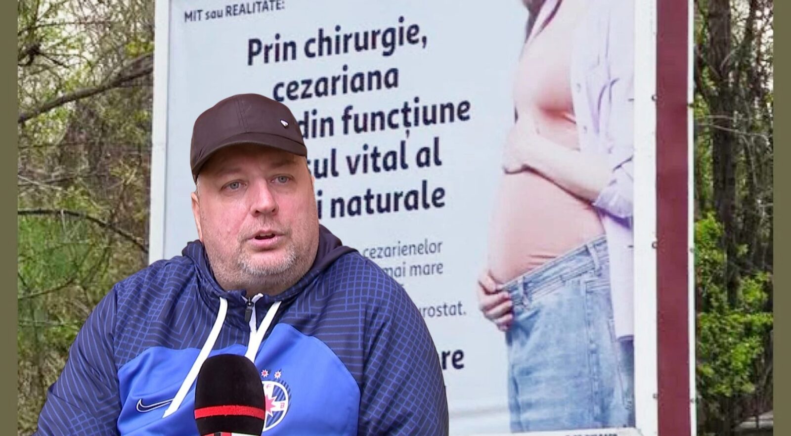 Crainicul FCSB, prins ÎN scandal! Florin Ghencea, legat de afișele anti-cezariană din București