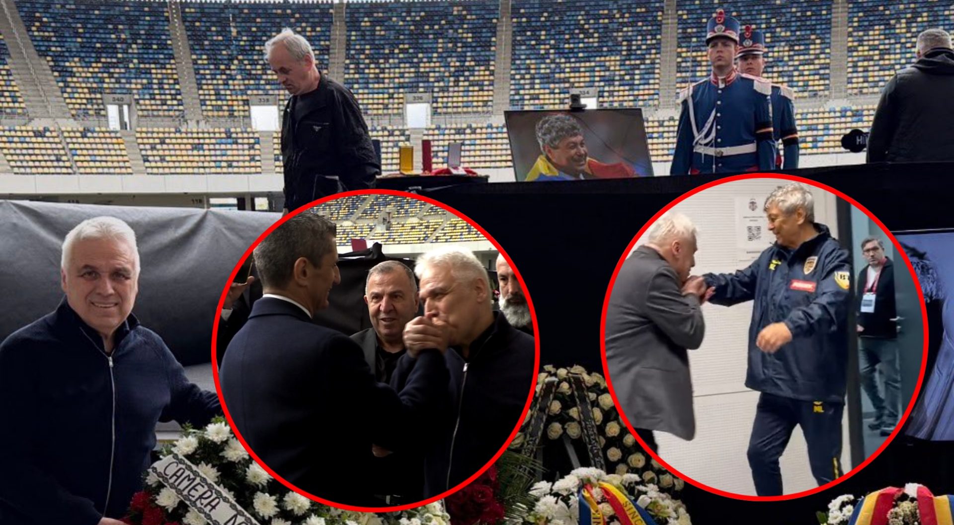 Mii de oameni au adus un ultim omagiu legendarului antrenor Mircea Lucescu pe Arena Națională, unde sicriul cu trupul neînsuflețit a fost depus pentru priveghi
