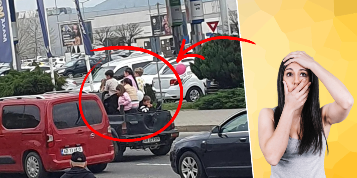 Șoferul din Alba, șocat! 7 copii, transportați în BENĂ pe un drum aglomerat