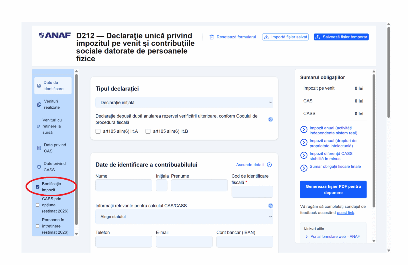 Bani pentru PFA, chirii și crypto: Ce trebuie să știi la Declarația Unică 2026!