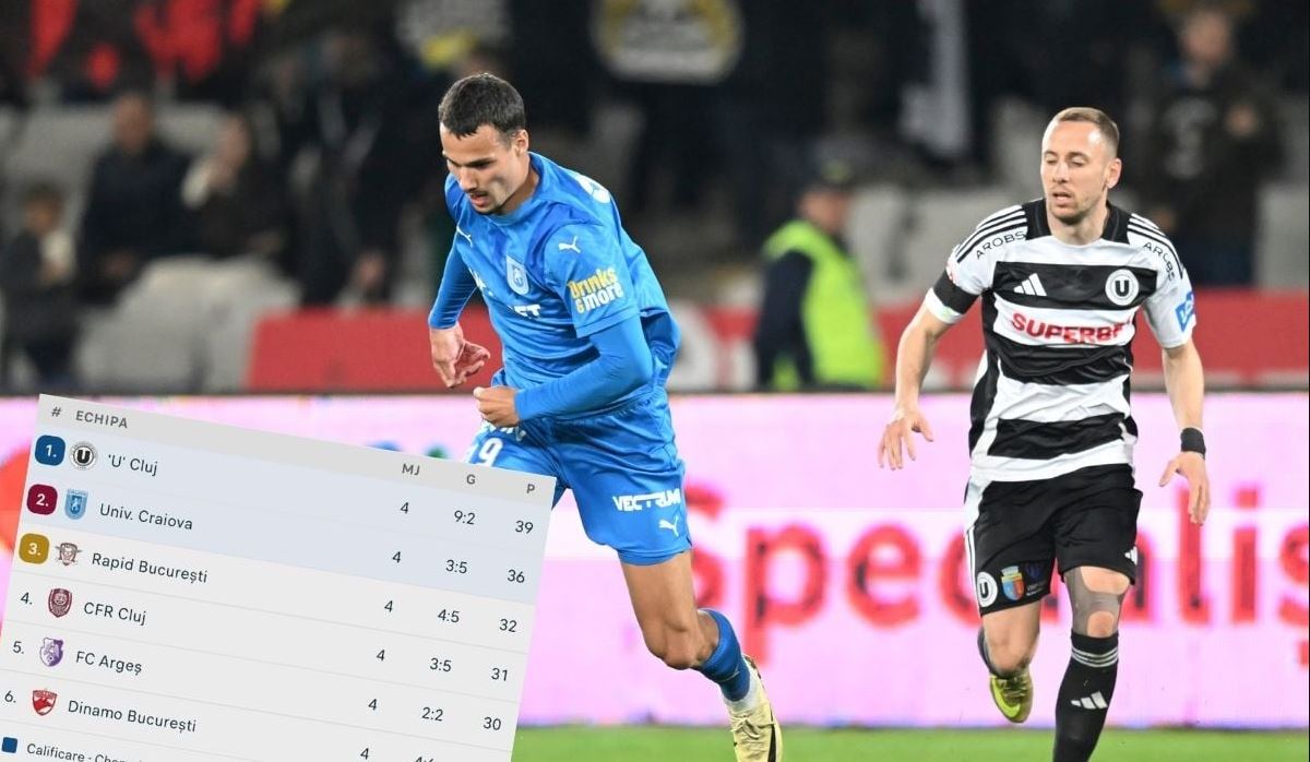 U Craiova visează titlul, deși U Cluj s-ar impune de 9 ori în play-off