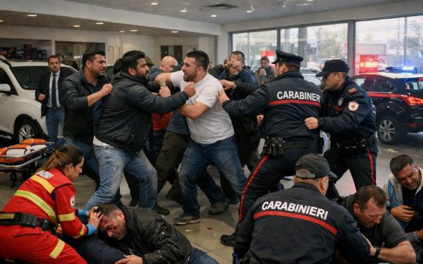 BĂTAIE SĂLBATICĂ pentru o mașină: Români, indieni și pakistanezi, la spital