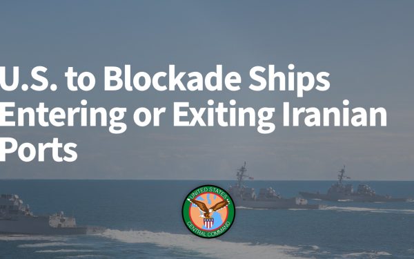 Armata SUA blochează porturile IRANULUI luni: Tensiuni majore în Golf