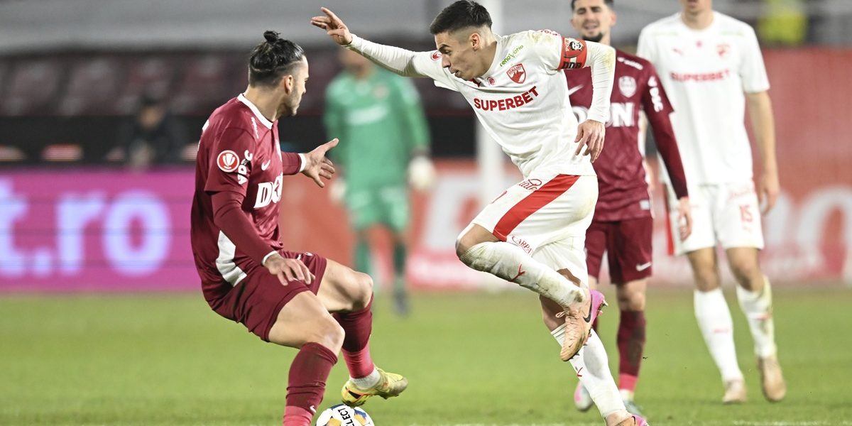 CFR Cluj – Dinamo: 0-0. Emoție la start, omagiul pentru Mircea Lucescu