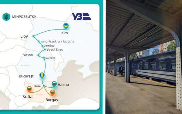 Ucrainienii deschid trenuri spre Bulgaria, cu oprire la București
