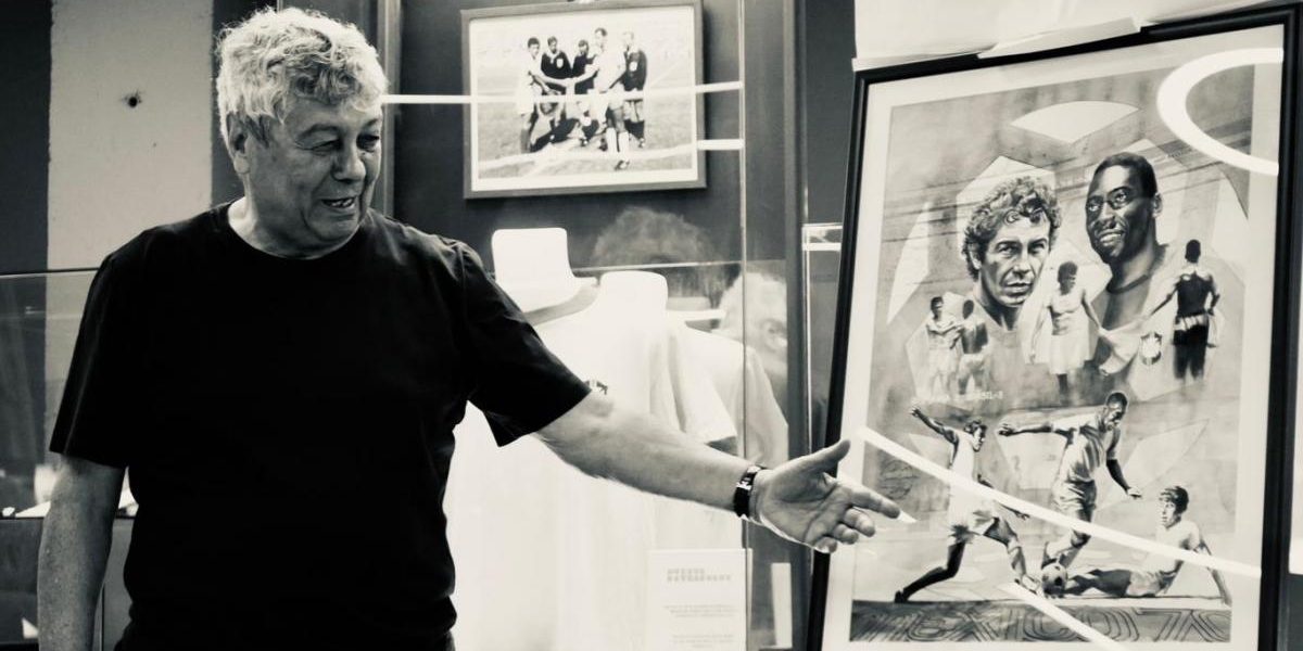 Lucescu și comorile sale: Tricouri Messi și Pele, expuse la Muzeul Fotbalului