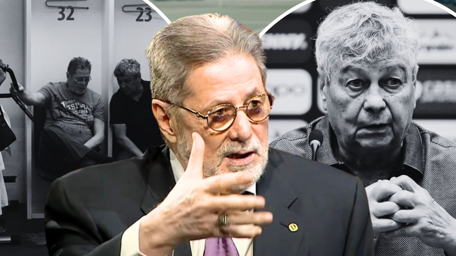 Cornel Dinu, fotografie emoționantă cu Mircea Lucescu. Vestea tristă i-a unit!