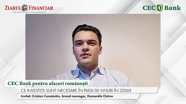 CEC Bank investește în afacerile românești: Vinurile Domeniilor Ostrov, succes răsunător