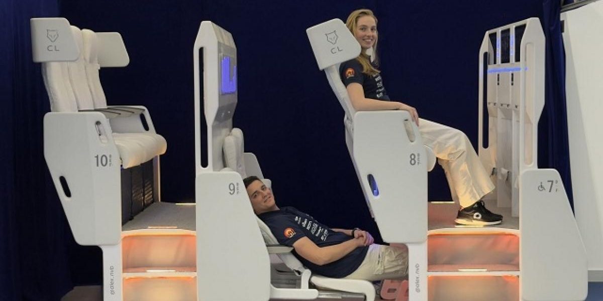 Scaunul-pat din avion, un „design suprem”: Cum arată minunea