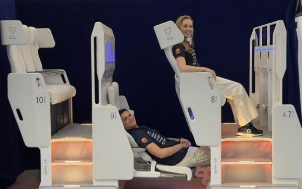 Scaunul-pat din avion, un „design suprem”: Cum arată minunea