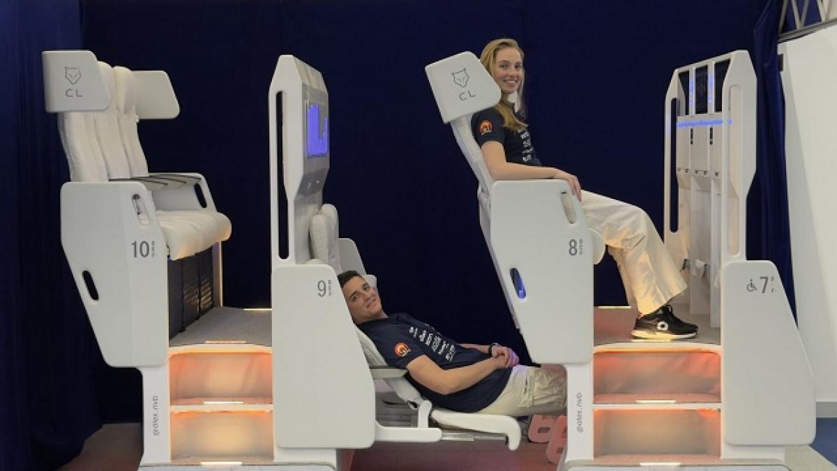 Scaunul-pat din avion, un „design suprem”: Cum arată minunea