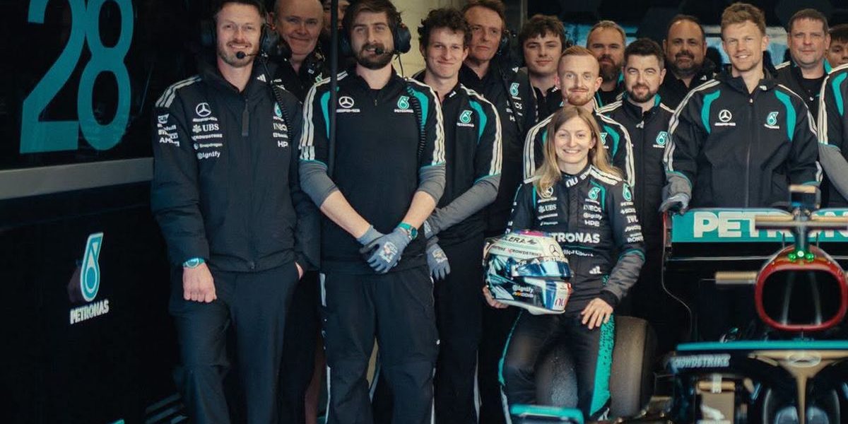 Doriane Pin, în istorie: Prima femeie la volanul unui Mercedes de F1
