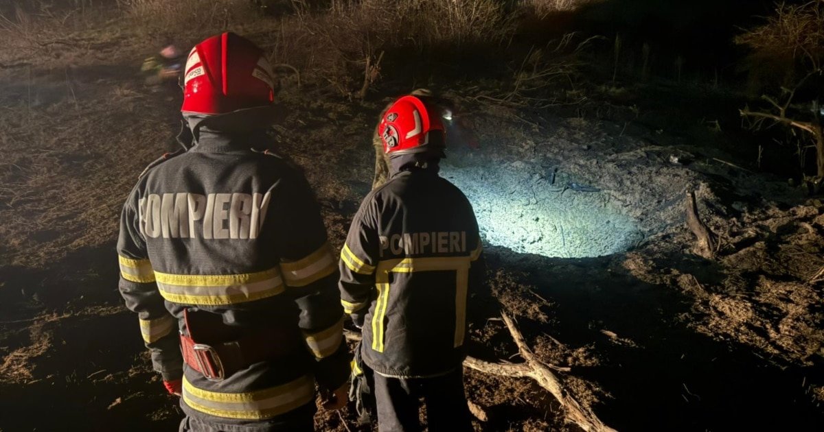 Dronă rusească, prăbușită în Tulcea, după atacuri asupra Ucrainei